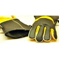 thumbnail image 4 of G & F Grain Leather Gloves Cotton Lining, BBQ Gloves, 14.5" Extra Long Sleeve, 4 of 12