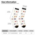thumbnail image 2 of Rocae Colorful Trains for Adult Socks Casual Athletic Stretchy Loose Socks for Women Men Non-Slip Middle Tube Socks, 2 of 6
