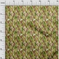 thumbnail image 3 of oneOone Velvet Pear Green Fabric Abstract Watercolor Texture Sewing Material Print Fabric By The Yard 58 Inch Wide, 3 of 5