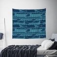 thumbnail image 6 of Balery Turtles and Waves Pattern Tapestry 60x51 Inches - Large Wall Hanging Tapestry for Bedroom, Living Room, Dorm Decor - Artistic and Aesthetic Room Decor, 6 of 9