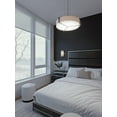 thumbnail image 2 of APP1932LAJUDES-JT AFX Apex - 21.25 Inch 42W 1 LED Pendant-Espresso Finish-Jute Shade Color-Fabric Shade Material, 2 of 4