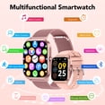 thumbnail image 3 of Smart Watch Fits for Android and IPhone, 1.85 inch Fitness Tracker, Men Women's Smartwatch with Answer/Make Calls/120+ Sports Modes/Message Reminder, IP68 Waterproof, for Gift Rose, 3 of 11