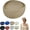Khaki, variant on Straw Beret Hats for Women,Hand Woven Straw Beret,Classic French Style Artist Painter Hat Summer Breathable Pillbox Hat