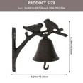 thumbnail image 2 of Raindrops  Doorbell Bird for Vintage Wind Chimes Home Decor Rustic Black, 2 of 8