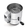thumbnail image 5 of Wodtesl Capacity Flour Strainer Manual Cake Making Rotating Mixing Ring Capacity Flour Filter Sieve Flour Filter Sieve, 5 of 7