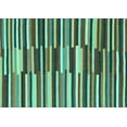 thumbnail image 1 of Ahgly Company Indoor Rectangle Abstract Turquoise Blue Contemporary Area Rugs, 6' x 9', 1 of 4