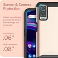 thumbnail image 6 of TUDIA Merge BLU G91 Max Case Dual Layer Heavy Duty Protection - Rose Gold, 6 of 7