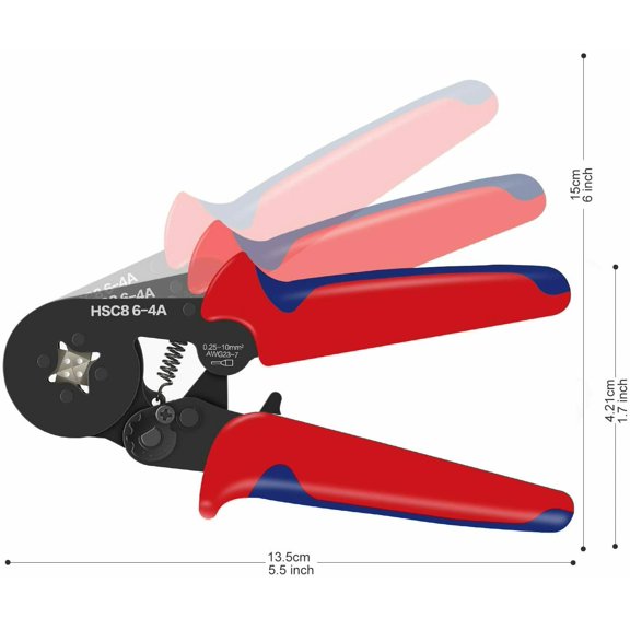 Crimping Tool Set Crimp Wire Plier Tools With 1200pcs Wire Ferrule Terminals Kit