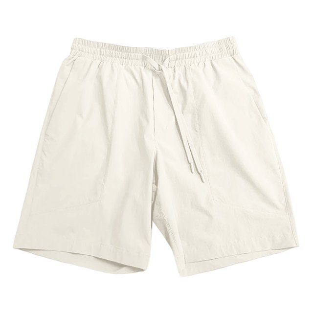 Pantalones cortos ligeros de running para hombre - Poliéster spandex transpirable, cintura elástica - Corte holgado para entrenamientos de verano