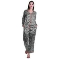 thumbnail image 5 of Moomaya Pajama Shorts With Pockets For Women Printed Sleepwear Pajama Nightdress, 5 of 6