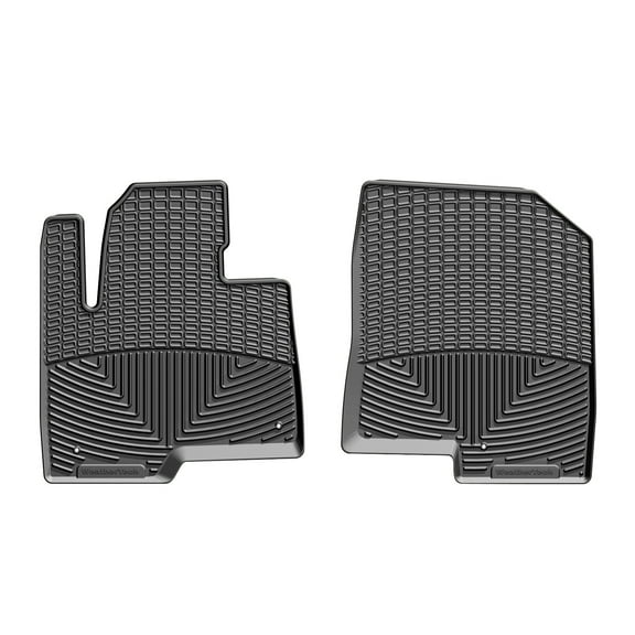 WeatherTech All-Weather Floor Mats compatible with Hyundai Santa Fe XL, Santa Fe - 1st Row (Driver & Passenger), Black