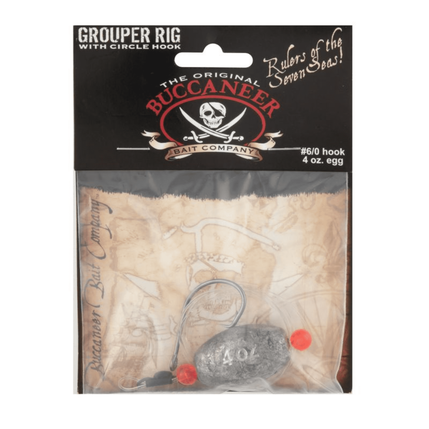 Tsunami Buccaneer Grouper Fishing Rig 4 oz. – 6/0 Circle Hook