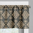thumbnail image 3 of Ambesonne Classical Window Valance, Classic Orient Curves, 54" X 12", Dark Sepia Tan, 3 of 5