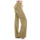 thumbnail image 1 of Pantalones de yoga anchos para mujer con bolsillos cargo - Poliéster spandex, cintura elástica, pantalones palazzo elásticos, aptos para el gimnasio/entrenamiento/uso informal, 1 of 5