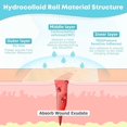 thumbnail image 2 of Hydrocolloid Bandage Roll, 2in X 16ft - Waterproof, Flexible, Cut-to-Size for Wound Care & Acne Treatment, 2 of 5