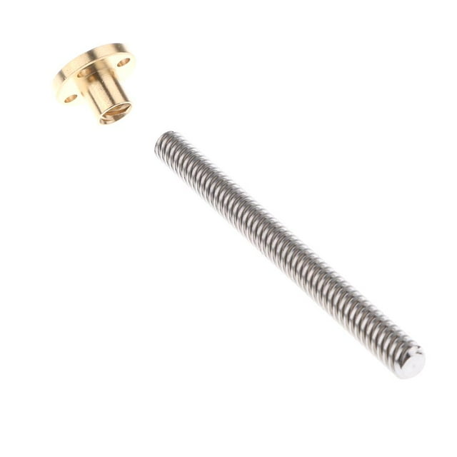 Tornillo de Rosca T8 8 mm Husillo Conjunto de Eje de Acoplamiento con Tuerca de Impresora 3D 100MM shamjiam