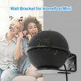 thumbnail image 2 of Peggybuy Metal Wall Mount for Apple HomePod Mini with Mounting Hardware (Black), 2 of 7