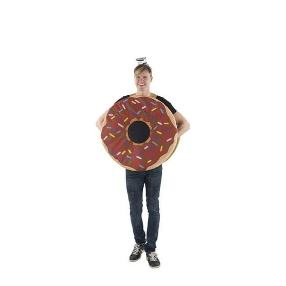 Dress Up America 1000-Adult Sprinkle Doughnut Adult Costume - One Size