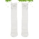 thumbnail image 5 of Calcetines de algodón para niños de 38 cm, con lazo grande y hasta la rodilla (blanco roto), 5 of 8