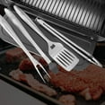 thumbnail image 5 of Z GRILLS Heavy Duty BBQ Grilling Tools Set Stainless Steel Spatula, Fork, Basting Brush & Tongs Barbecue Accessories Kit-Grill, 5 of 7