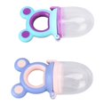 thumbnail image 3 of Alimentador de alimentos para bebés bolsa de silicona suave Juguete para la dentición infantil Diseño de manija de cabeza grande para bebés para bebés para niños pequeños ANGGREK Otros, 3 of 8