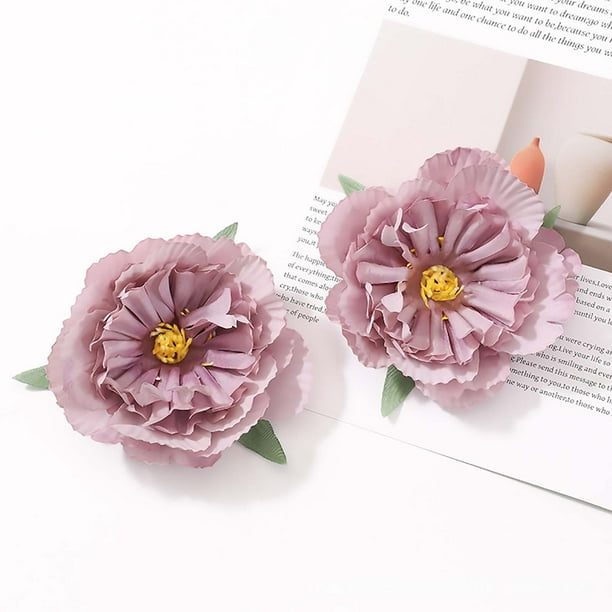 Simulation Flower Head Silk Flower Head Decoration DIY Handmade Fake Flower Material Simulation Flower Decoration