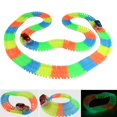 thumbnail image 4 of Magical Tracks Luminous Racing Track Car With Colored Lights DIY Plastic Glowing In The Dark Creative Toys For Kids DMH, 4 of 7