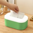 thumbnail image 4 of Basic Plastic Tissue Box Cover, Simple Design for Bathroom/Bedroom Countertops, Durable Household Organizer, 4 of 6