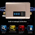 thumbnail image 2 of Calentador de agua instantáneo eléctrico sin tanque de 4000/3000w 110v/220v, grifo de cocina con calefacción para ducha de baño, grifo de fregadero, calefacción con termostato, 2 of 5