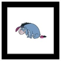 Gallery Pops Disney Winnie The Pooh - Eeyore Wall Art, Black Framed Version, 12" x 12"