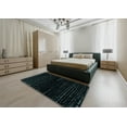 thumbnail image 5 of Ahgly Company Machine Washable Indoor Rectangle Abstract Deep Teal Green Area Rugs, 6' x 9', 5 of 7
