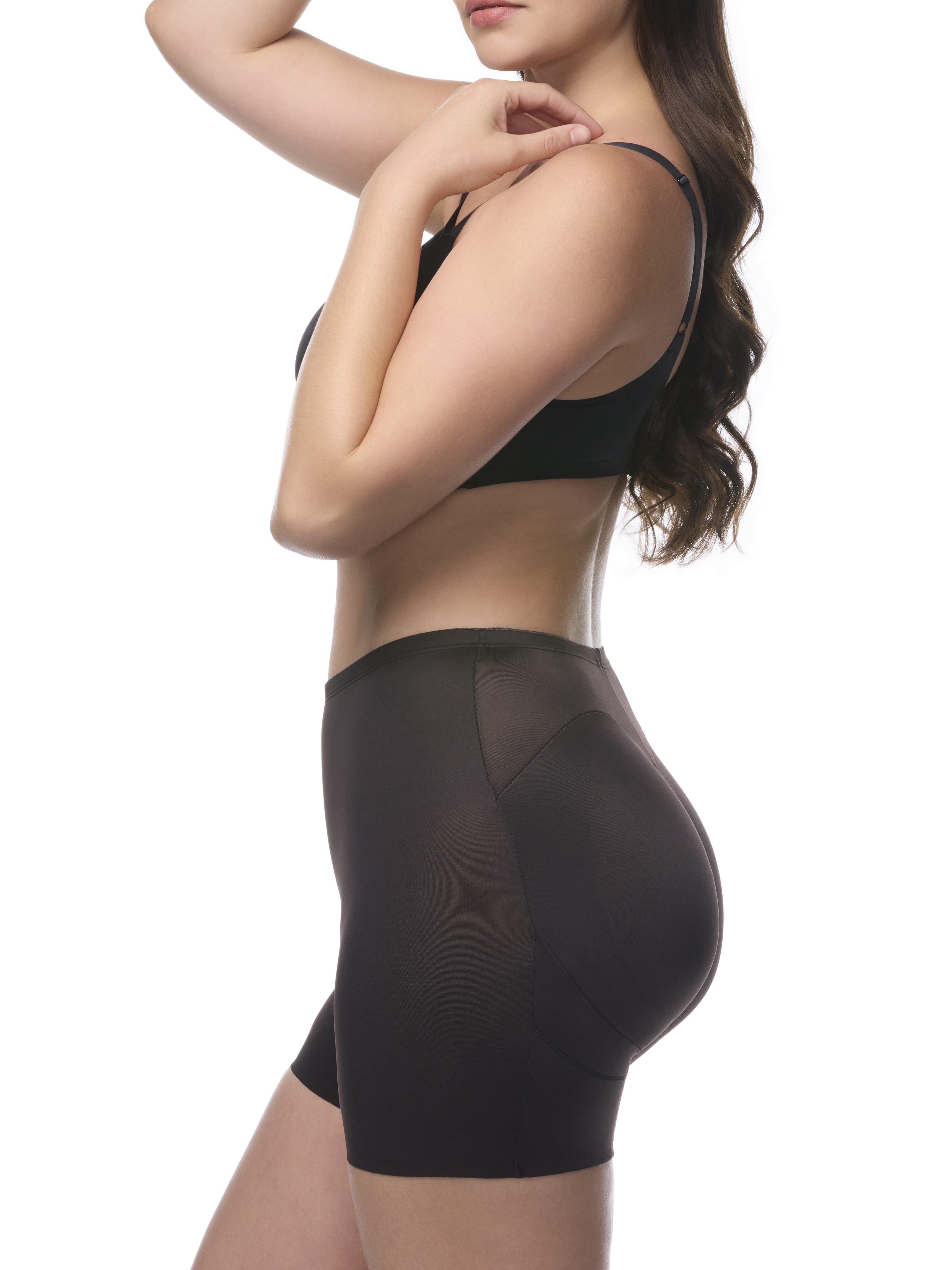 Cupid Women's Firm Control Shapewear, Padded Shaping Short, Sizes S-2XL