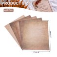 thumbnail image 2 of Uxcell Vintage Paper Parchment Paper Double-sided Old Aged Paper for Scrapbooking Brown, 2 of 6