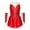Red, variant on Kids Girls Figure Ice Skating Dress Ballet Dance Competition Rhinestones Leotard Dress with Glovers Red 6