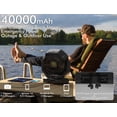 thumbnail image 2 of Ventilador de camping AddAcc de 4000 mAh recargable con mando a distancia, 2 of 8