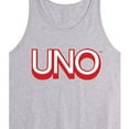 thumbnail image 2 of UNO Logo - Adult Men's Jersey Tank Top, 2 of 4