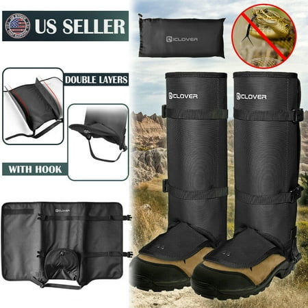 Waterproof Anti Bite Anti Bite Snake Guard Protection iClover Snake Gaiter Leggings for Men & Women Guards for Legs Protection Against Snake Bites for Hunting Camping Hiking Outdoors