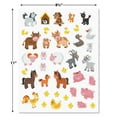 Current Farm Animals Scenes and Stickers, 6 Farm Pages, 3 Sticker ...