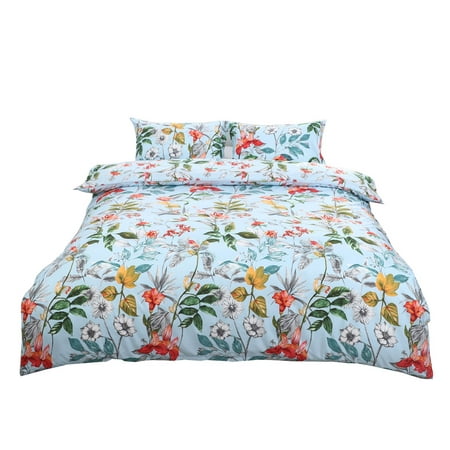 Floral Bedding Set Duvet Cover Set Comforter Cover King Size