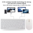 thumbnail image 4 of Wireless Mouse,2.4G Wireless Keyboard Mouse Mini Wireless Keyboard Keyboard Mouse Combo Sleek Aesthetic, 4 of 9