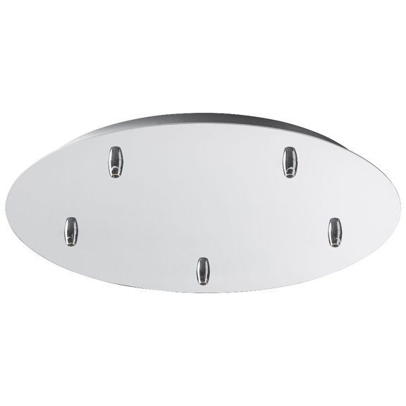 Oxygen Lighting - Accessory - 19 Inch Multi Pendant Canopy Kit-White Finish