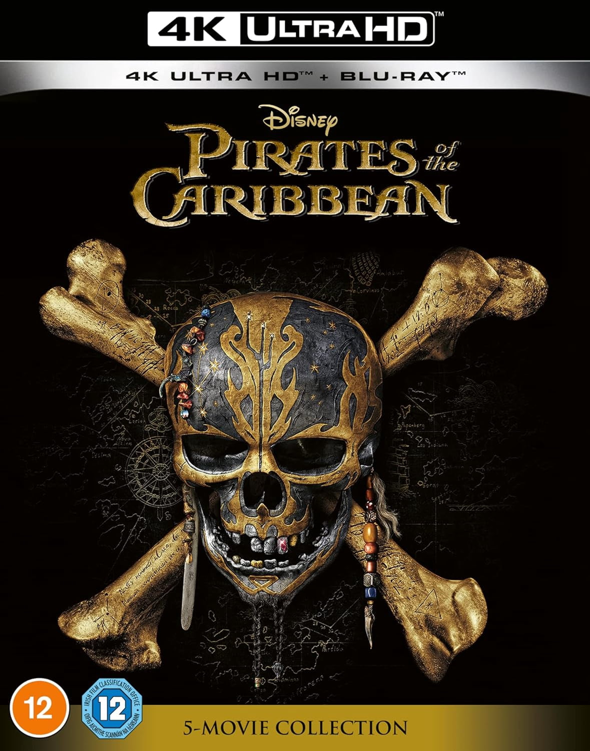 Pirates of The Caribbean 1-5 UHD Box set [UHD + Blu-ray] 4K Set
