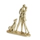 thumbnail image 4 of Escultura de pareja y perro, figuras familiares, decoración romántica para el hogar, estatua de enamorados BY25117, 4 of 9