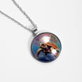 thumbnail image 4 of Turtle Glass Circular Pendant Necklace - Stylish Jewelry Necklaces for Women, 4 of 5