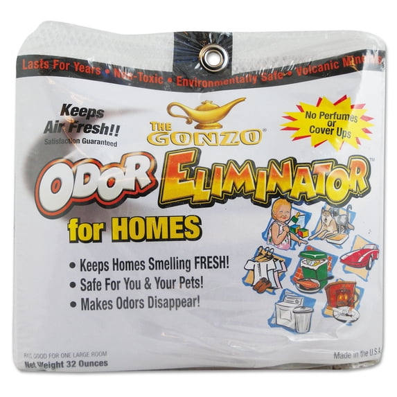 Gonzo Odor Eliminator Volcanic Rocks 32 oz Bag 6/Carton 1013D