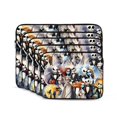 thumbnail image 2 of Funda para portátil de neopreno sublimada con cuadrícula de personajes de Pesadilla antes de Navidad y dije de goma, 2 of 7