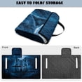 thumbnail image 5 of COEQINE Quilted Golf Cart Seat Cover, Folds Like a Bag with Handle for Easy Carry, Universal Fit 51.2"x30.3" for EZGO Yamaha Club Car 2-Seaters, 4 Pockets, Wolf Blue, 5 of 8