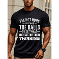 thumbnail image 1 of [Camiseta gráfica divertida] Camiseta gráfica 100 % algodón ultra suave. NO SOY GROSERO, SOLO TENGO LAS APUROS DE DECIR LO QUE TODOS LOS DEMÁS PIENSEN. Camiseta negra para hombre. Camiseta de verano t, 1 of 5