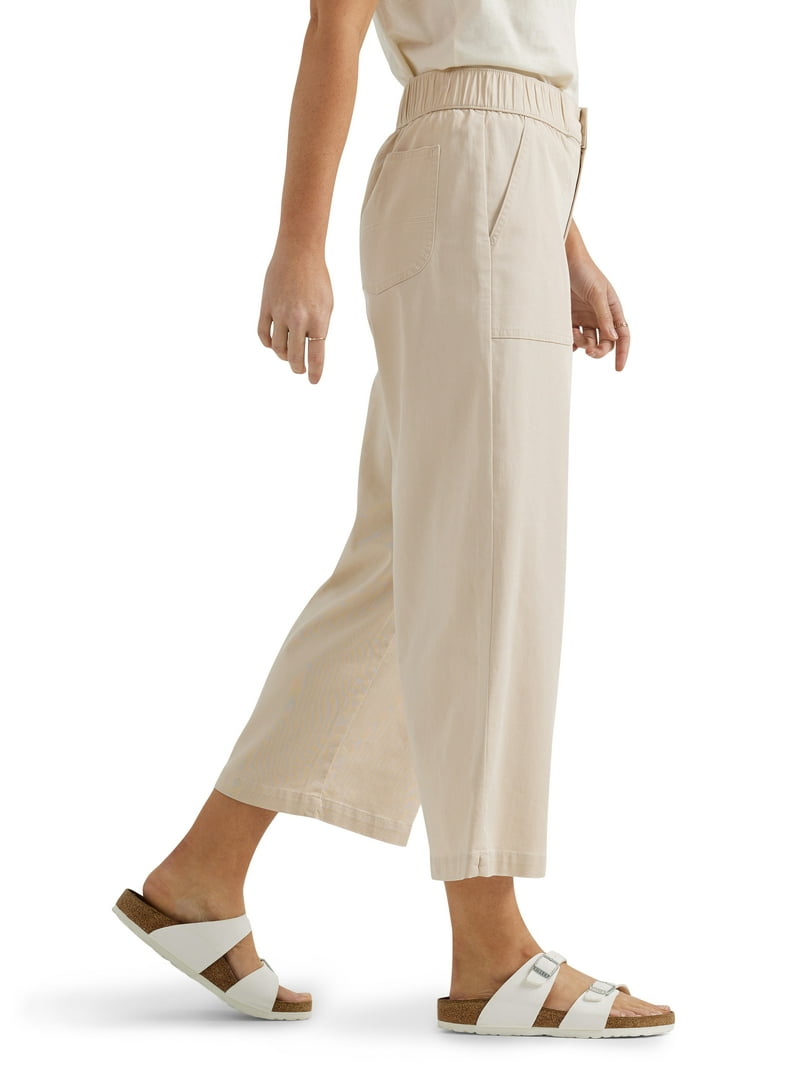 Lee® Women's Ultra Lux Comfort Wide Leg Utility Crop Pant