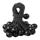 thumbnail image 1 of 20 piezas de cuerdas elásticas para pelotas de ejercicio, repuesto para lonas de lona Negro, 1 of 9